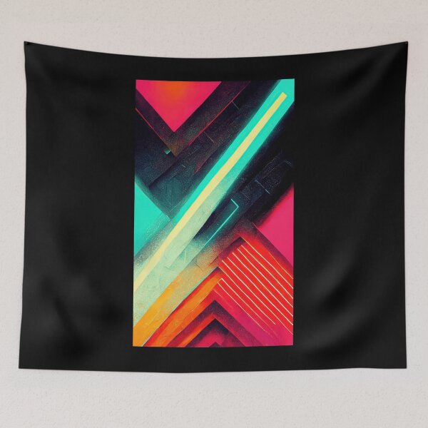 Item preview, Neon-Geometry-Classic-T-Shirt designed and sold by CarolynLee45.