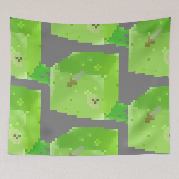 Item preview, Pixel Art D&D Monster | Gelatinous Cube designed and sold by Emerald Makes.