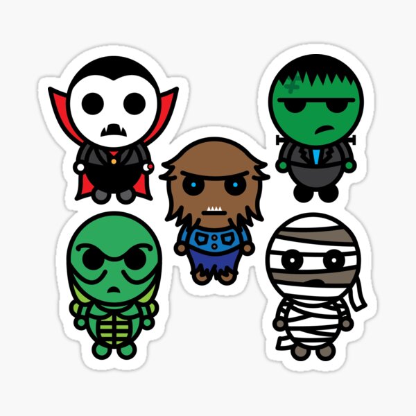 Item preview, Classic Hollywood Monsters designed and sold by Mr. Freeland Design.