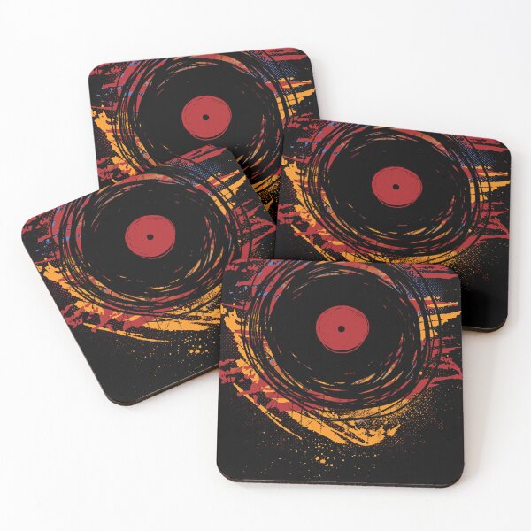 Item preview, Vinyl record retro grunge with paint and scratches music dj! designed and sold by JohnFin1.