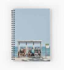 BTS Birthday Card Spiral Notebook