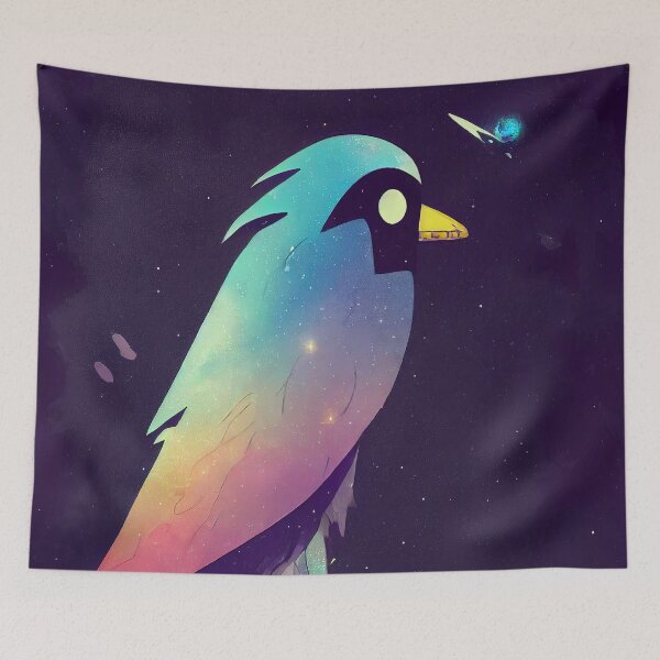 Item preview, Starry Galaxy Crow designed and sold by ComicsFactory.