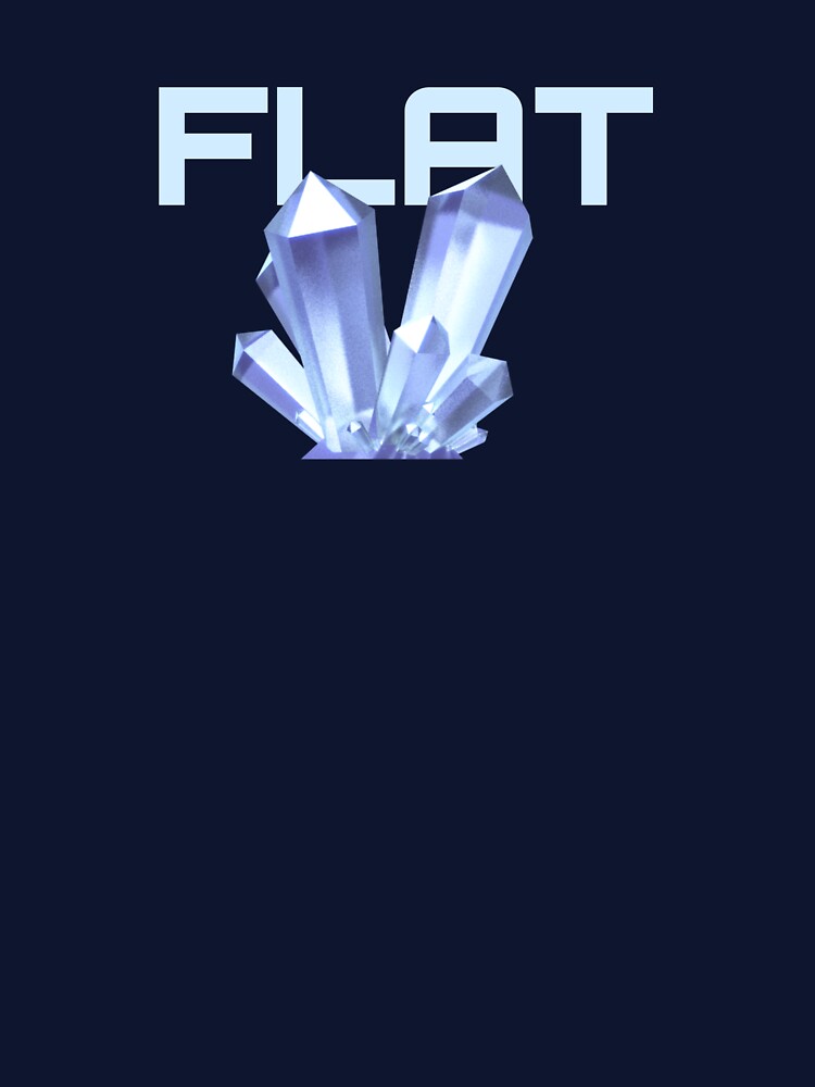 Thumbnail 7 of 7, Classic T-Shirt, FLAT Crystal designed and sold by Cheeseness.