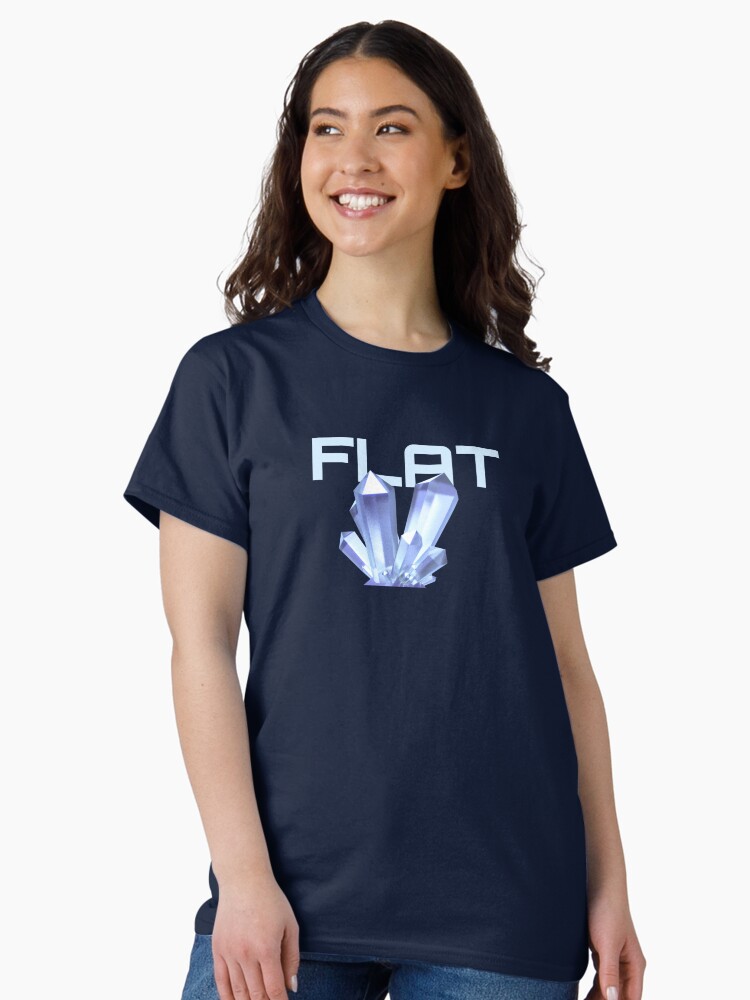 Thumbnail 1 of 7, Classic T-Shirt, FLAT Crystal designed and sold by Cheeseness.