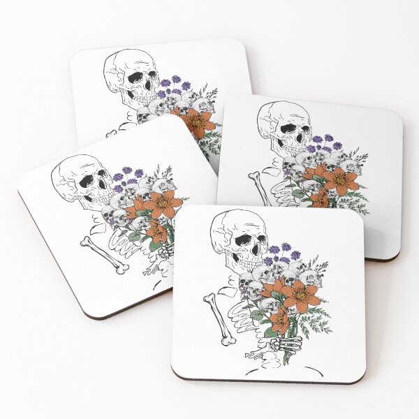 Item preview, Skeleton Smelling Skull Flower Bouquet/ Skeleton  designed and sold by Designs By YL.