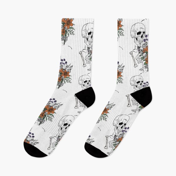 Item preview, Skeleton Smelling Skull Flower Bouquet/ Skeleton  designed and sold by Designs By YL.