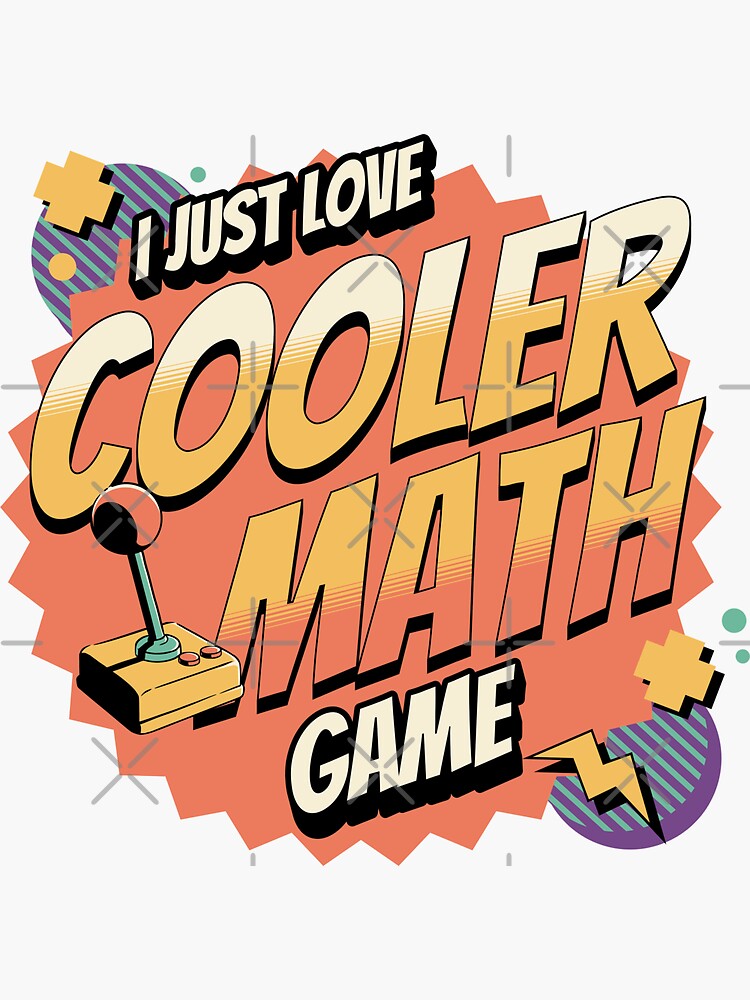 "Cooler Math Game 5" Sticker for Sale by douis07 Redbubble