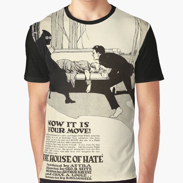 "The House of Hate (1918) Silent movie" Tshirt for Sale by