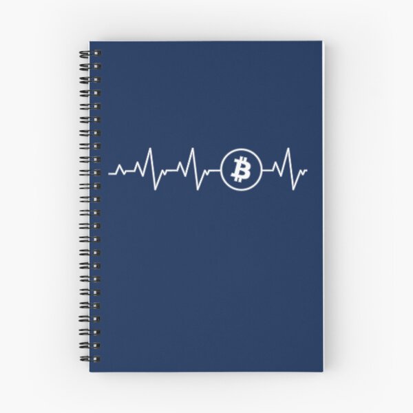 Item preview, White Bitcoin Heartbeat Pulse designed and sold by Mindi Maxine.