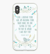 Isaiah 41:13 iPhone Case
