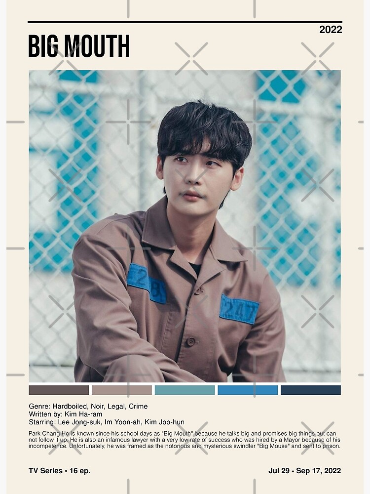 "Big Mouth / 2022 (kdrama)" Poster for Sale by LadyPPink Redbubble