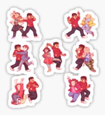 michael dance party Sticker