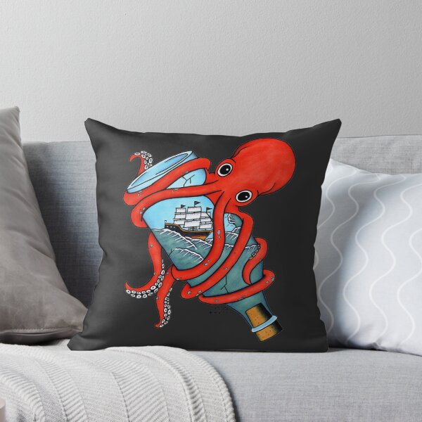 Item preview, Octopus & Bottle Tattoo  designed and sold by napiks.