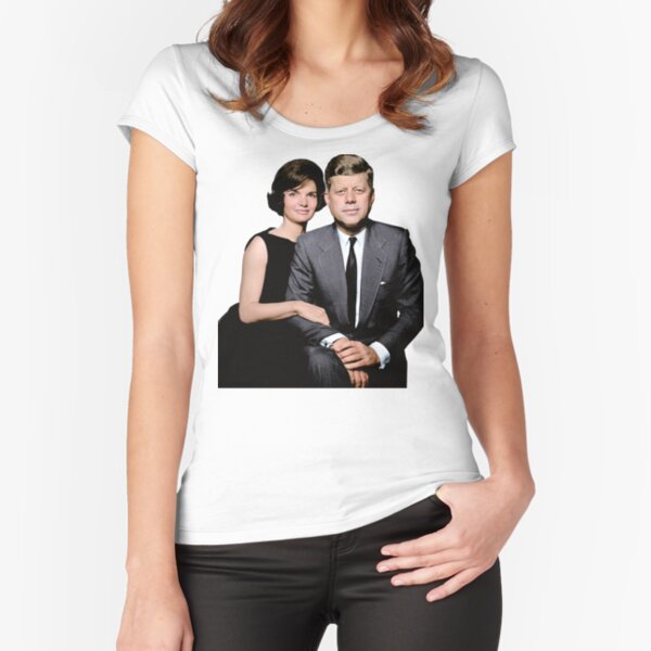 JFK and Jackie Fitted Scoop T-Shirt