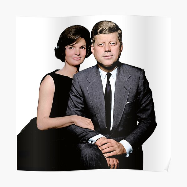 JFK and Jackie Poster