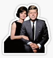 JFK and Jackie Sticker