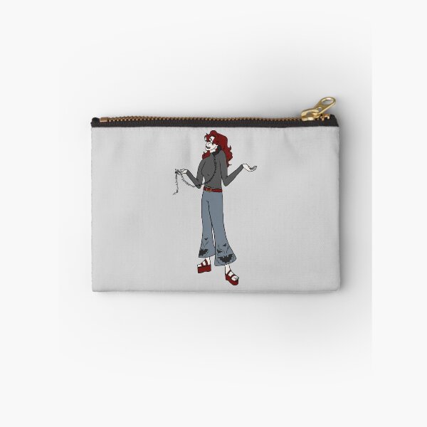 Item preview, 70s Red and Grey Casual Vampire Bat Girl on the Phone designed and sold by EllieBeHe.