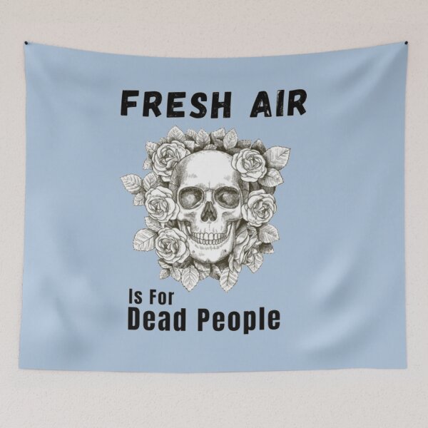 Item preview,  Morbid Fresh Air Is For Dead People morb designed and sold by MadisonGlover.