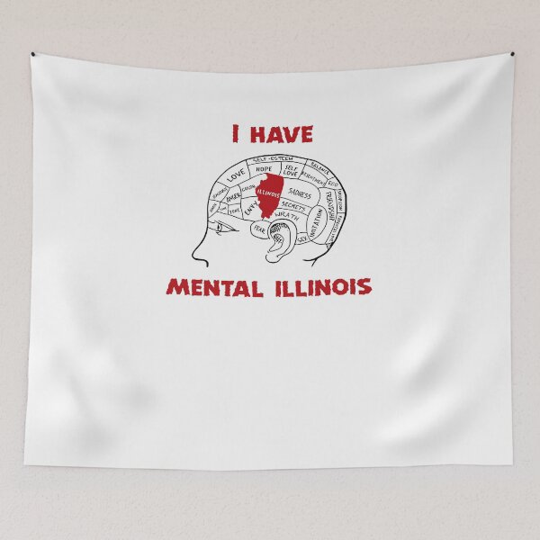 Item preview, i have mental illinois shirt designed and sold by TikesHappy.