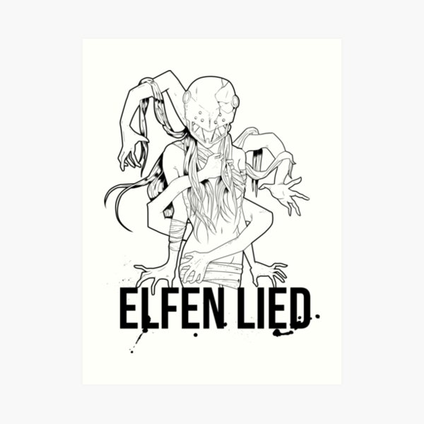 Lucy Elfen Lied, an art print by Sucubuss Art - INPRNT