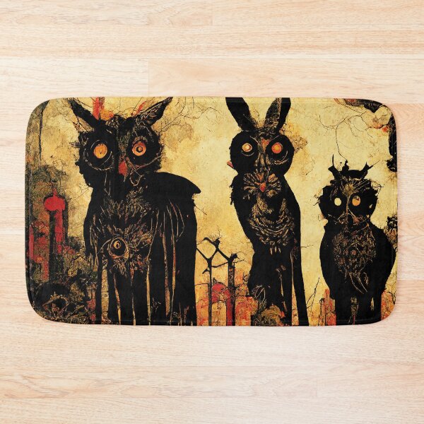 Item preview, Gothic Punk Murdered Satanic Possessed Death Owls designed and sold by MysticAlgorithm.