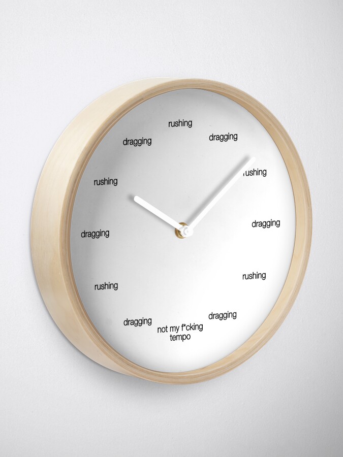 Alternate view of Whiplash Clock Clock