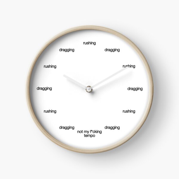 Whiplash Clock Clock