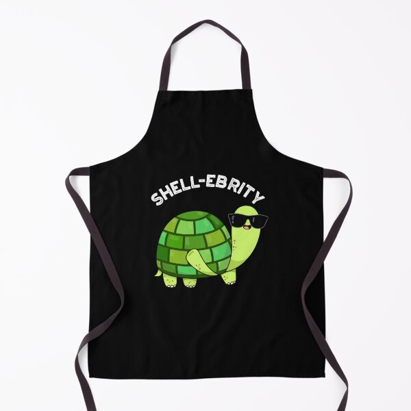 Item preview, Shell-ebrity Celebrity Funny Tortoise Puns (Dark BG) designed and sold by punnybone.