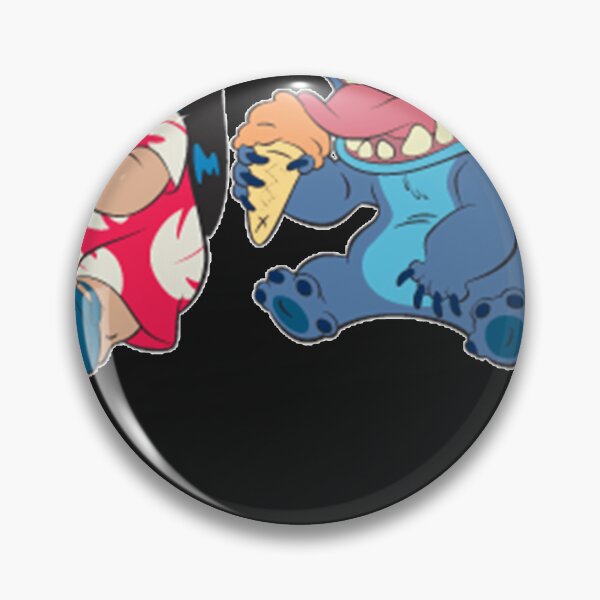 Item preview, lilo and stitch eating ice cream Sticker designed and sold by Rodneter.