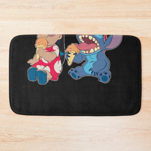 Item preview, lilo and stitch eating ice cream Sticker designed and sold by Rodneter.