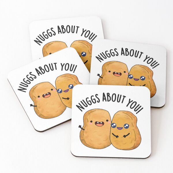 Item preview, Nuggs About You Funny Nugget Puns  designed and sold by punnybone.
