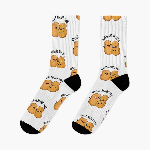 Item preview, Nuggs About You Funny Nugget Puns  designed and sold by punnybone.