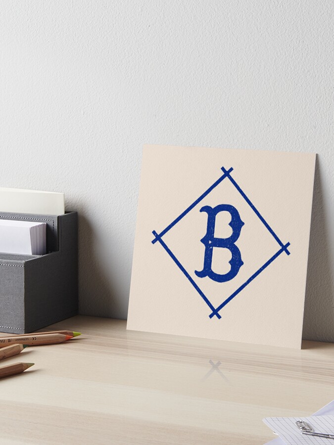 Defunct Brooklyn Dodgers baseball team emblem scratched style Sticker for  Sale by Qrea