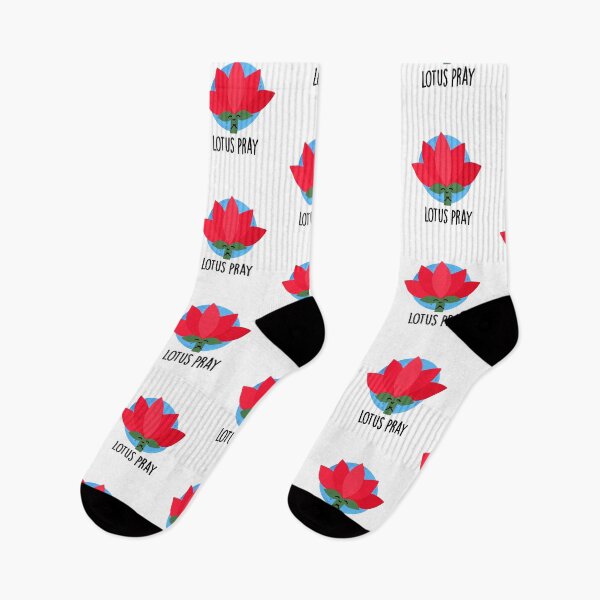 Item preview, Lotus Pray Funny Plant Puns  designed and sold by punnybone.