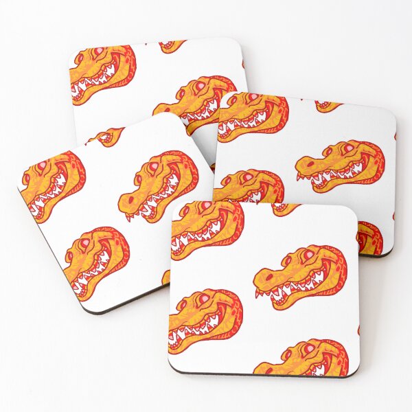 Item preview, More Tiled Pattern Candy Corn Crocodile - Halloween - Candy Animal designed and sold by MiscibilityArt.