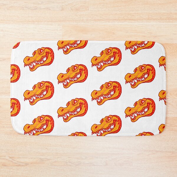 Item preview, More Tiled Pattern Candy Corn Crocodile - Halloween - Candy Animal designed and sold by MiscibilityArt.