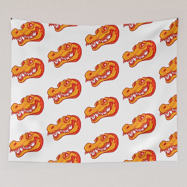 Item preview, More Tiled Pattern Candy Corn Crocodile - Halloween - Candy Animal designed and sold by MiscibilityArt.