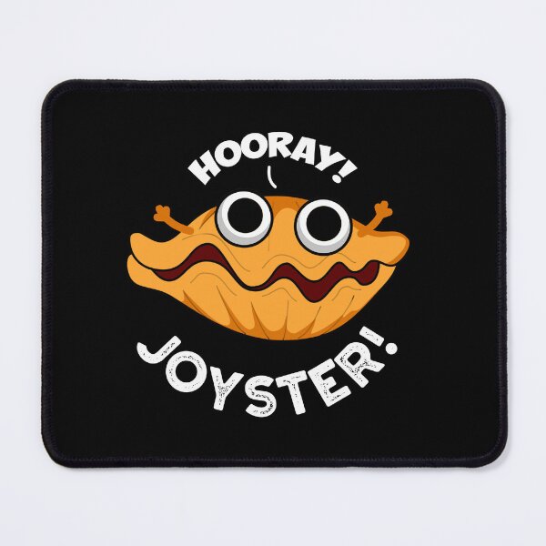 Item preview, Joyster Funny Joyful Oyster Puns (Dark BG) designed and sold by punnybone.