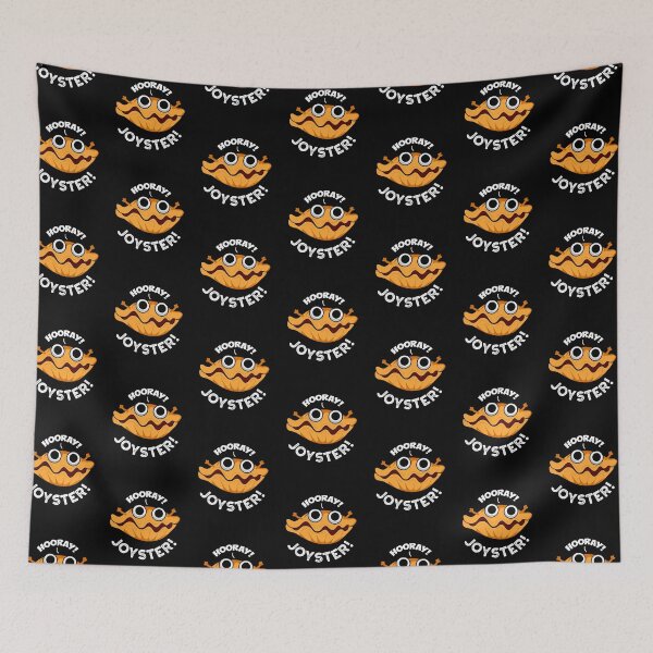 Item preview, Joyster Funny Joyful Oyster Puns (Dark BG) designed and sold by punnybone.