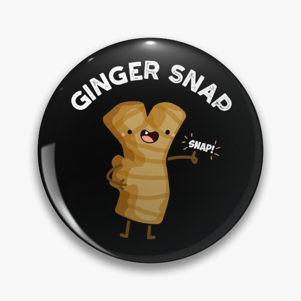 Item preview, Ginger Snap Funny Spice Puns (Dark BG) designed and sold by punnybone.