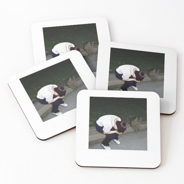 Item preview, Shinji-chilling-with-raccoon--Classic designed and sold by LeroyWilson54.
