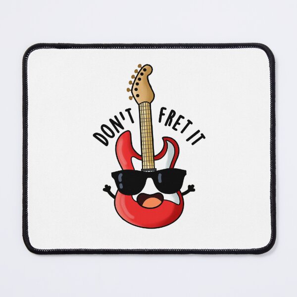 Item preview, Don't Fret It Funny Guitar Puns designed and sold by punnybone.