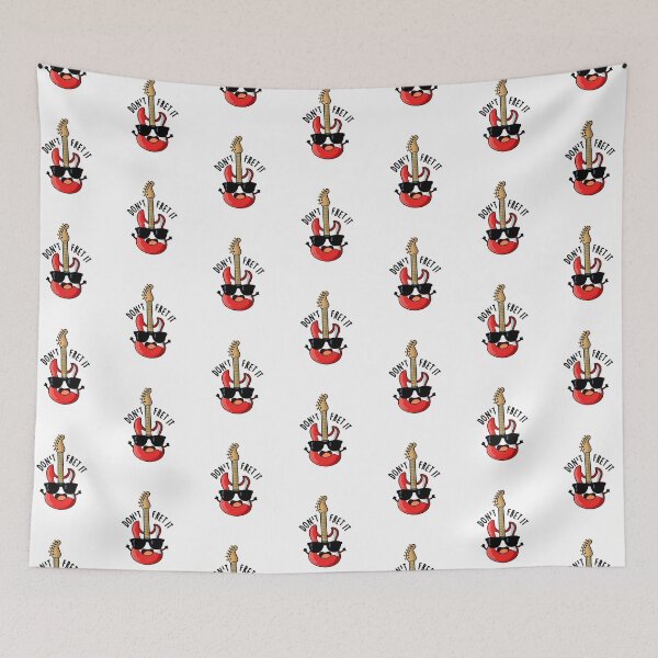 Item preview, Don't Fret It Funny Guitar Puns  designed and sold by punnybone.