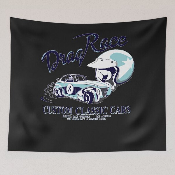 Artikelvorschau, Vintage Custom Drag Race entworfen und verkauft von Pamelcott.