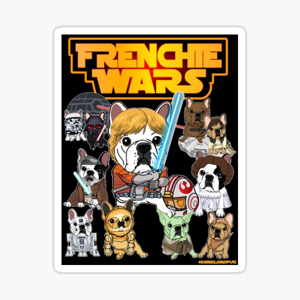 FRENCHIE WARS Sticker
