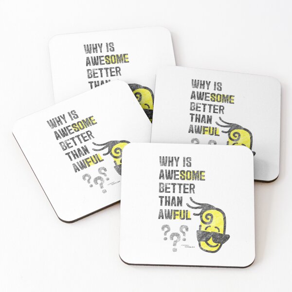 Item preview, WHY IS AWESOME BETTER THAN AWFUL? - JOHNNY KINGLISH designed and sold by fullyballed.