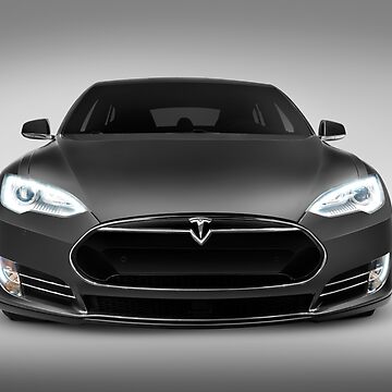 Tesla Model 3 (Performance), Black Ar - Art Print