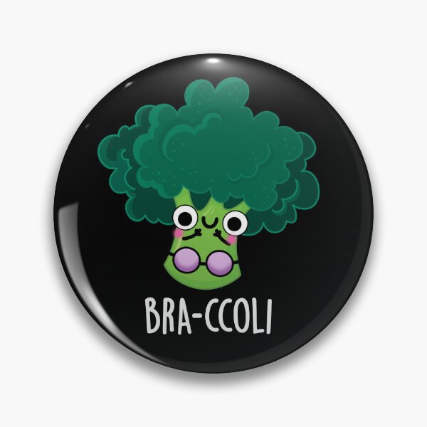Item preview, Bra-ccoli Bra Funny Broccoli Puns (Dark BG) designed and sold by punnybone.