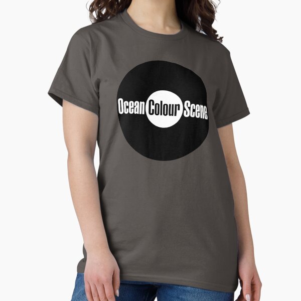 Vista previa del artículo con la obra «Ocean Color Scene, Moseley Shoals, Marchin' Ready, Uno de lo moderno, Vintage, Britpop», diseñado y vendido por ElasticaShirts.