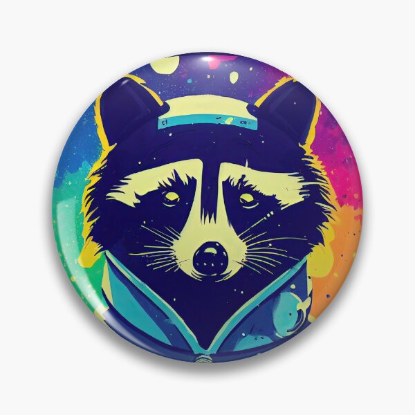 Item preview, Astronaut raccoon portrait designed and sold by etherElric.